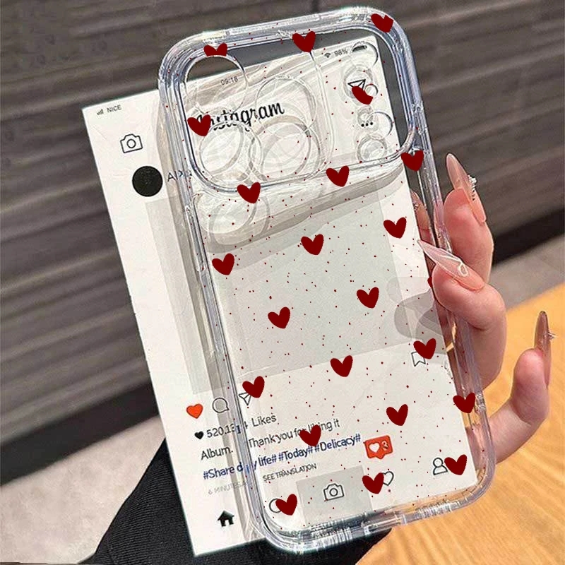 Receipt Printer Thermal - Simple Love Heart Bow Polka Dot