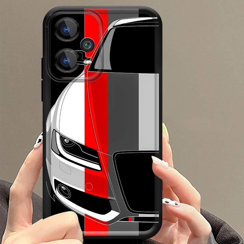 Receipt Printer Thermal - Red and White Car Pattern Soft
