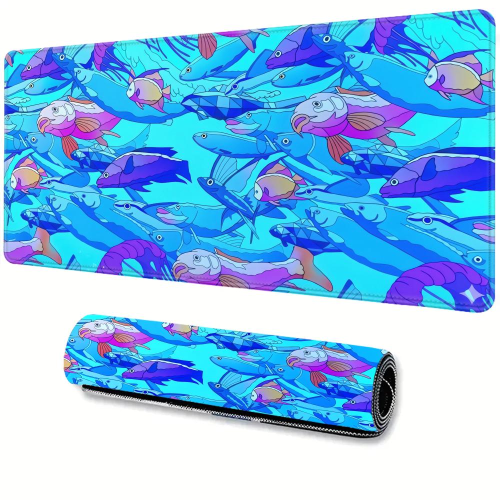 Office Technologies - HD Printing Fish Rubber Mouse Pad