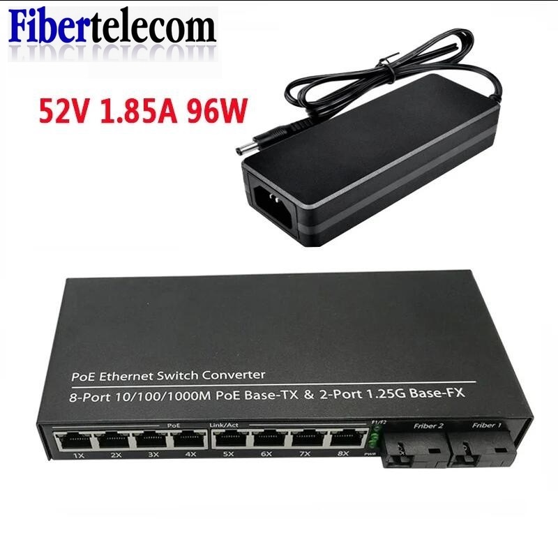 POE Switch 4 POE 2 Fiber 2F5GE - Power Over Ethernet recension och pris