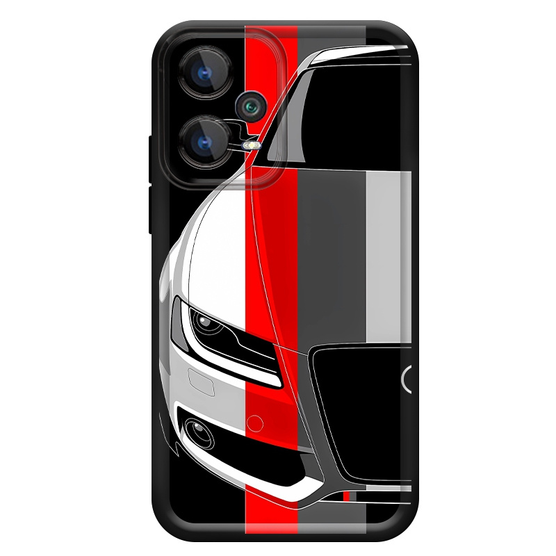 Red and White Car Pattern Soft - Receipt Printer Thermal recension och pris
