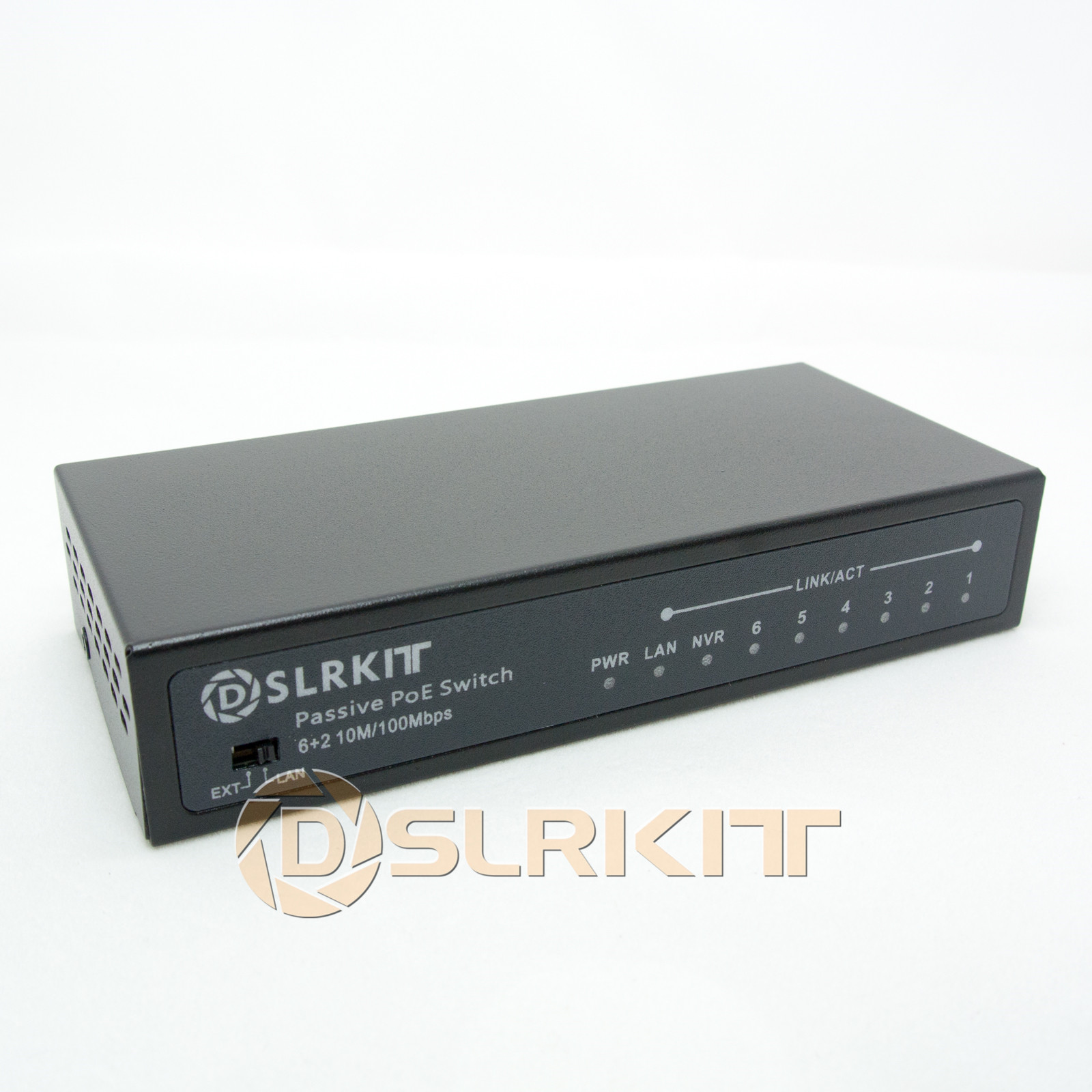 DSLRKIT 250M 8 Ports 6 PoE Pow - Power Over Ethernet recension och pris