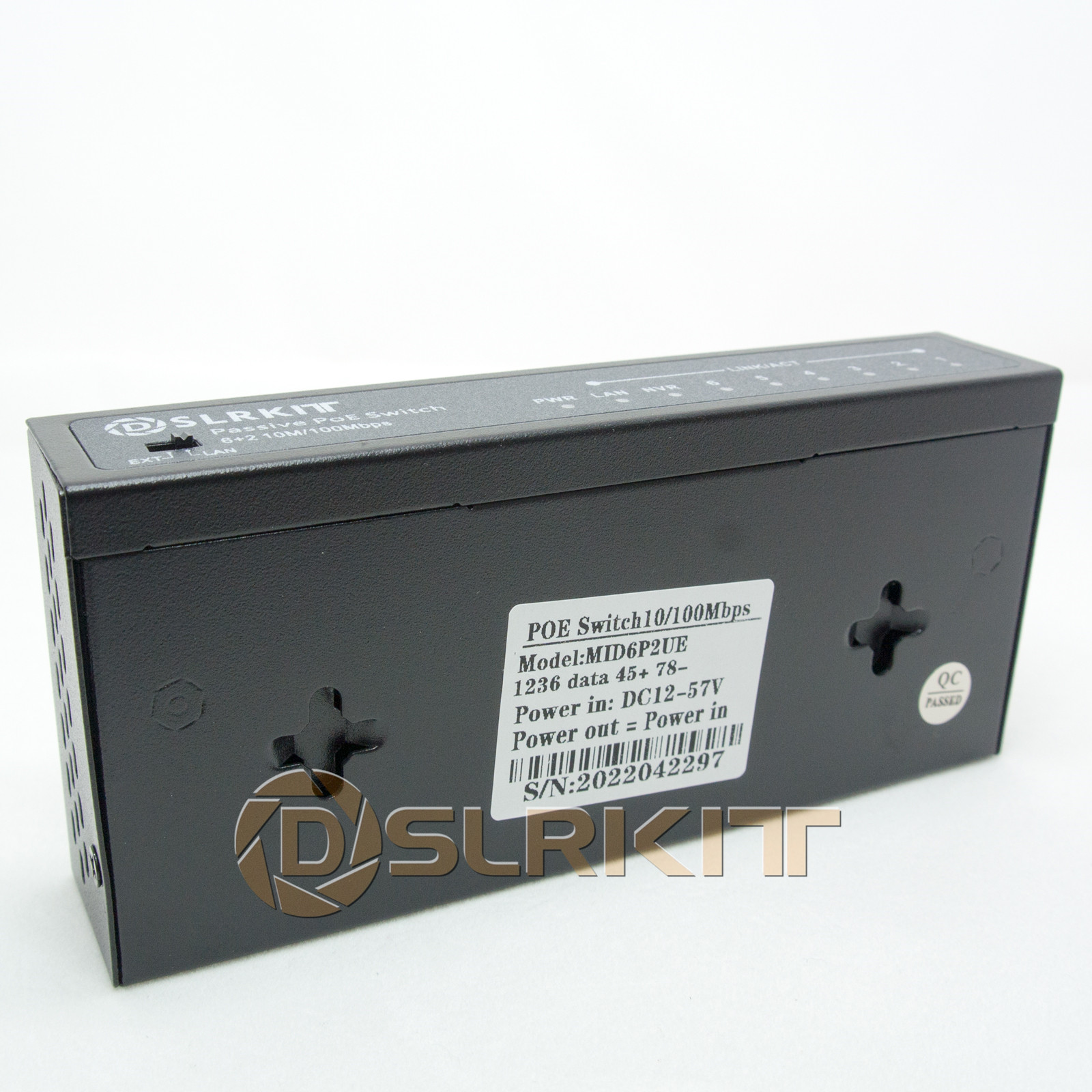 DSLRKIT 250M 8 Ports 6 PoE Pow - Power Over Ethernet recension och pris