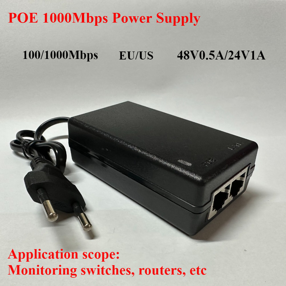 48V/12V POE injector Ethernet  - Power Over Ethernet recension och pris